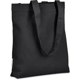 Okiyo Kyanbasu Recycled Canvas Shopper Black Close Up